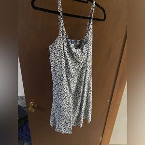 Fit & Flare Cami Mini Dress - Blue Floral (Old Navy)